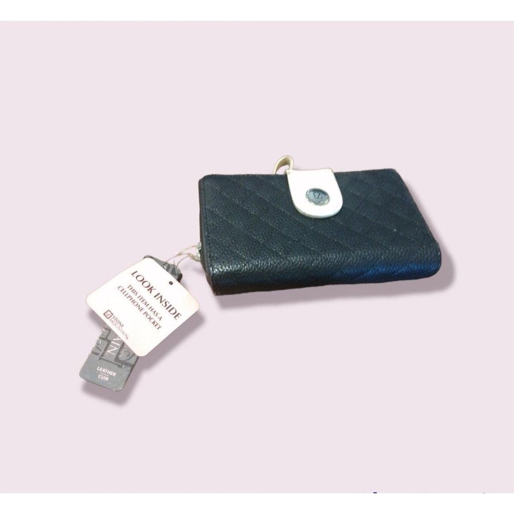 Stone Mountain Multi-purpose Cell Phone Pocket Black Wallet
